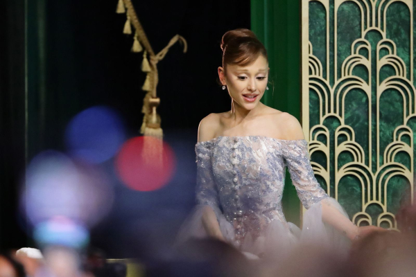 SINGAPORE SINGAPORE  NOVEMBER 13 Ariana Grande attends the Wicked For Good AsiaPacific Premiere at Universal Studio...